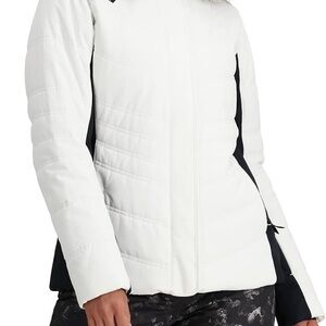 Obermeyer Women's White and Black Ski Jacket